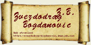 Zvezdodrag Bogdanović vizit kartica